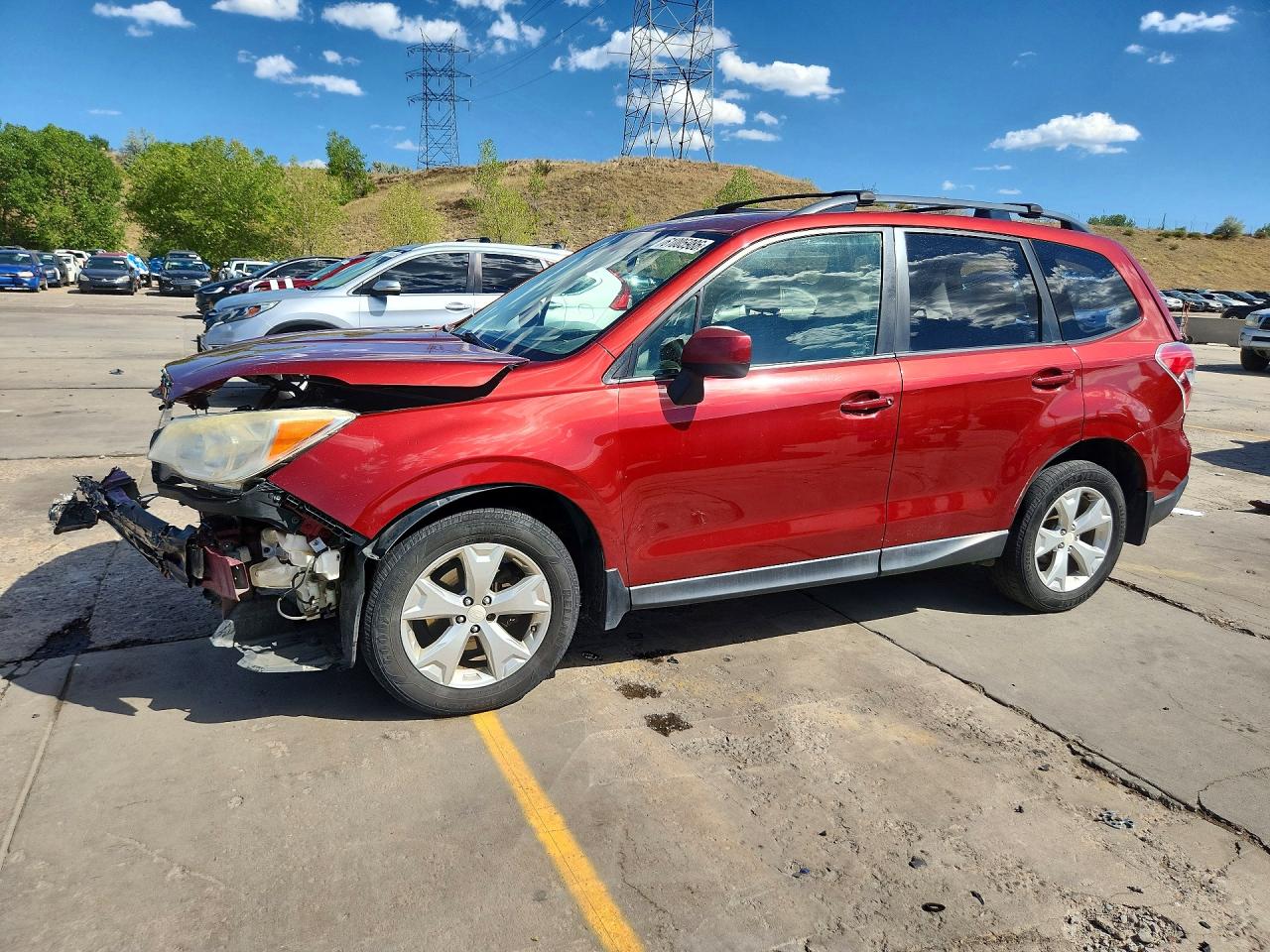 2014 SUBARU FORESTER 2.5I PREMIUM | JF2SJACC2EG403284 | UPCARS