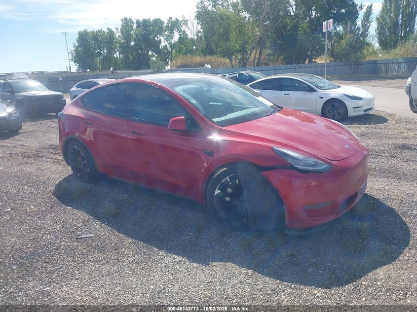 2021 TESLA MODEL Y LONG RANGE DUAL MOTOR ALL-WHEEL DRIVE | 5YJYGDEE0MF085035 | UPCARS