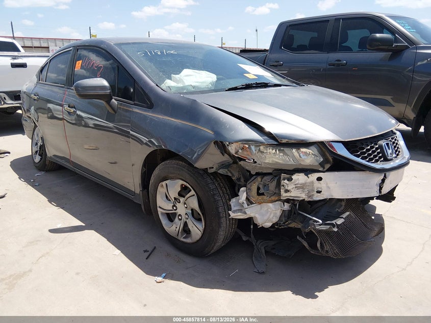 2014 HONDA CIVIC LX | 2HGFB2F52EH514245 | UPCARS