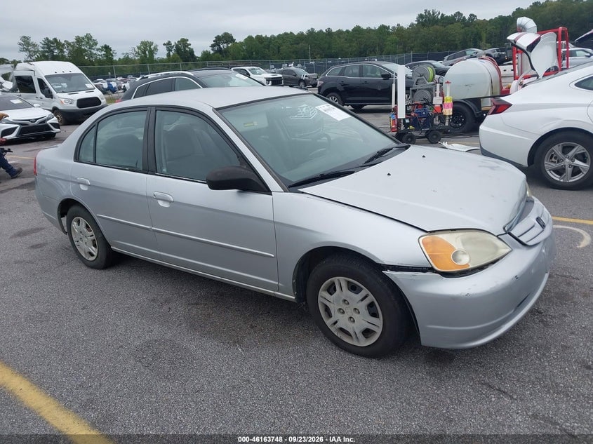2002 HONDA CIVIC LX | JHMES16522S003657 | UPCARS