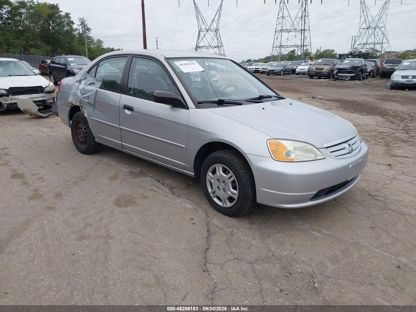 2001 HONDA CIVIC LX | 2HGES16521H539937 | UPCARS