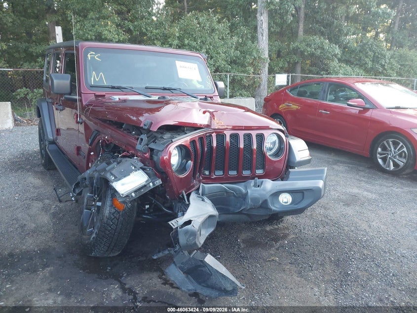 2021 JEEP WRANGLER UNLIMITED SPORT ALTITUDE 4X4 | 1C4HJXDNXMW604902 | UPCARS