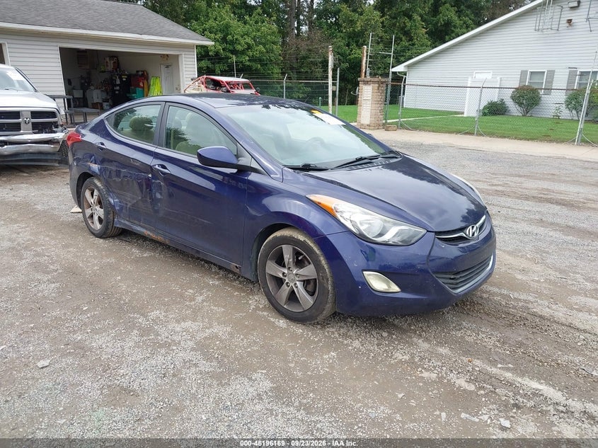 2013 HYUNDAI ELANTRA GLS PZEV | 5NPDH4AE0DH257924 | UPCARS