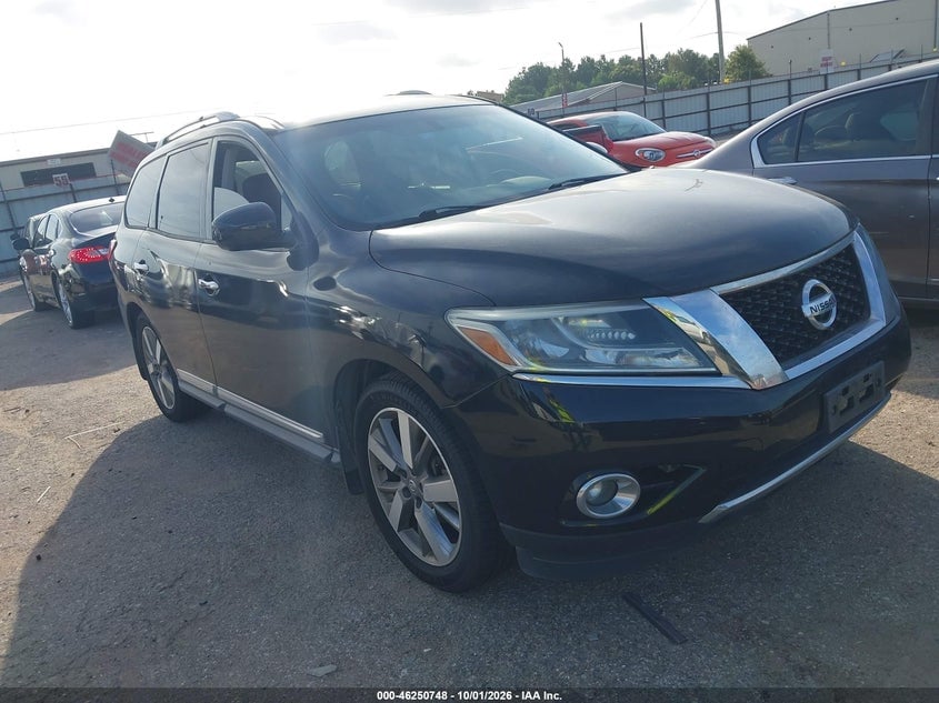 2015 NISSAN PATHFINDER PLATINUM | 5N1AR2MN8FC672290 | UPCARS