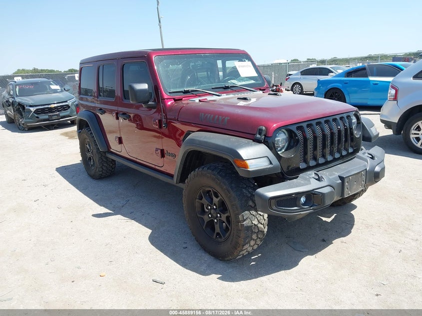 2021 JEEP WRANGLER UNLIMITED WILLYS 4X4 | 1C4HJXDN0MW557587 | UPCARS