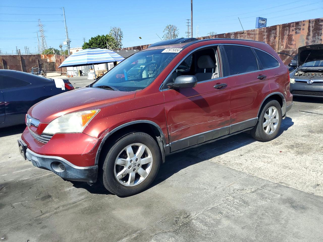 2007 HONDA CRV EX | JHLRE38587C083229 | UPCARS
