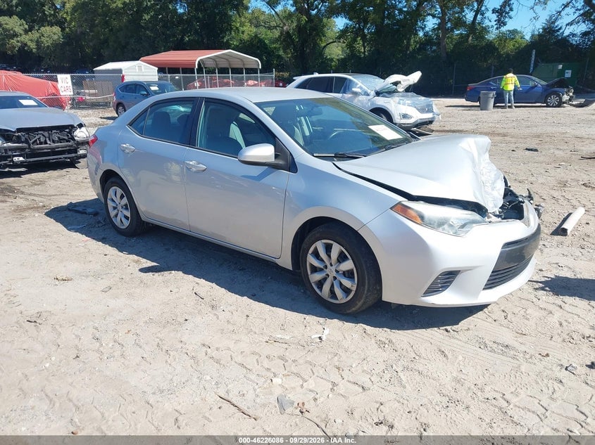 2015 TOYOTA COROLLA LE | 2T1BURHE0FC282186 | UPCARS
