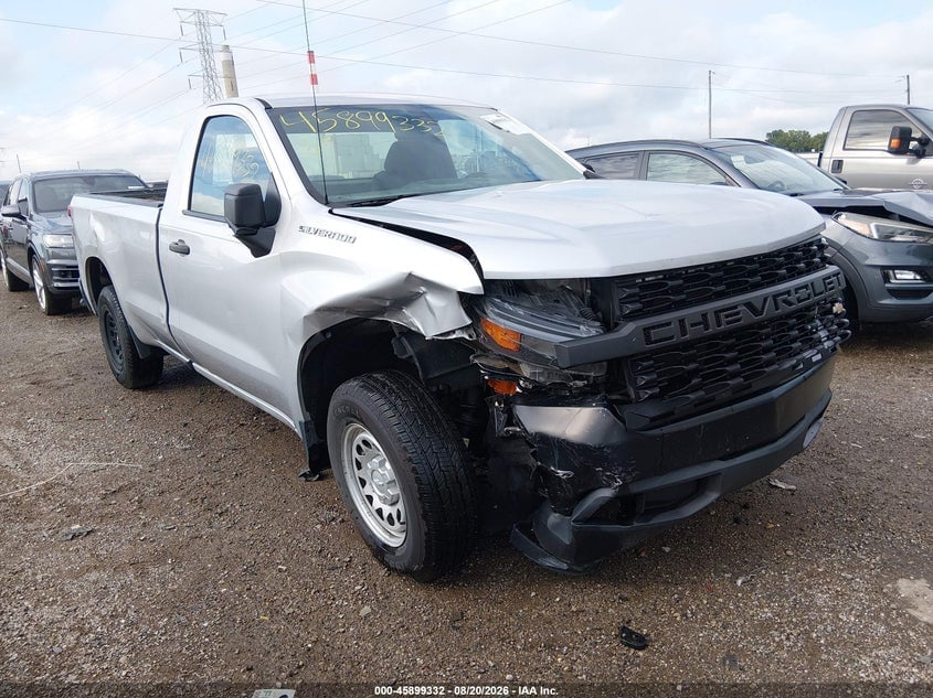 2020 CHEVROLET SILVERADO 1500 2WD  LONG BED WT | 3GCNWAEF4LG145369 | UPCARS