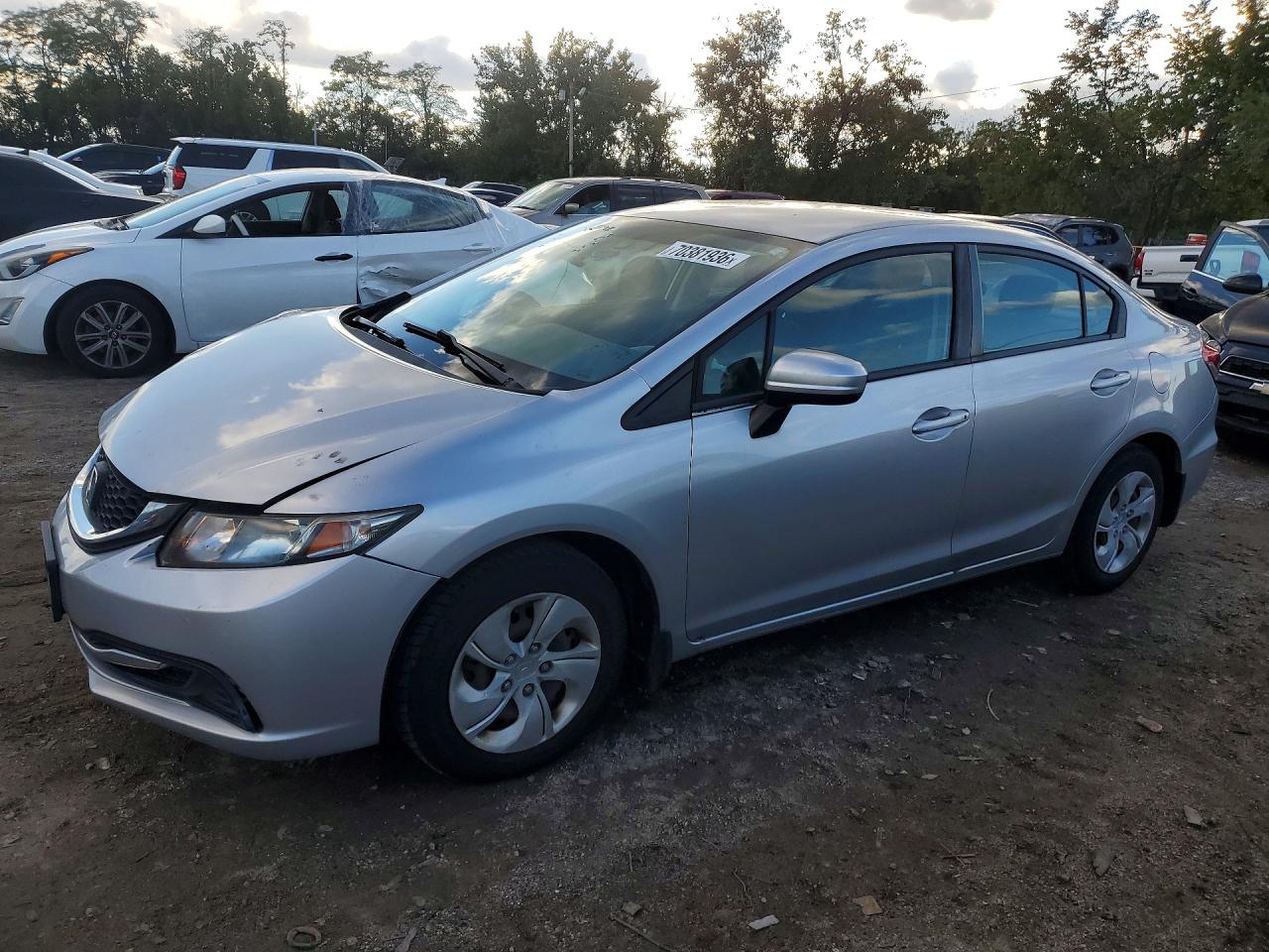 2014 HONDA CIVIC LX | 2HGFB2F58EH551073 | UPCARS