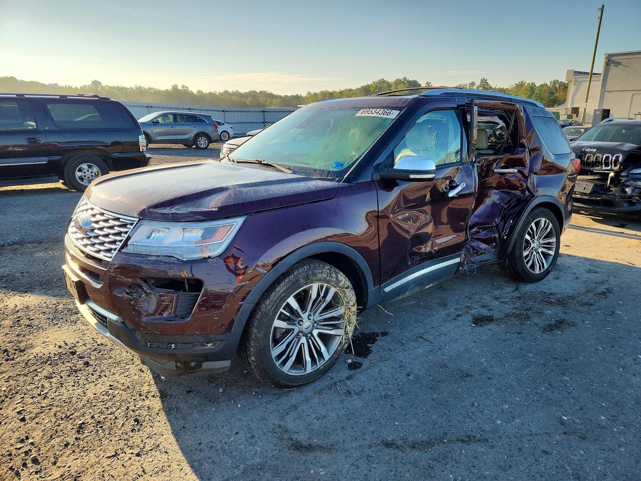 2018 FORD EXPLORER PLATINUM | 1FM5K8HT3JGB29948 | UPCARS
