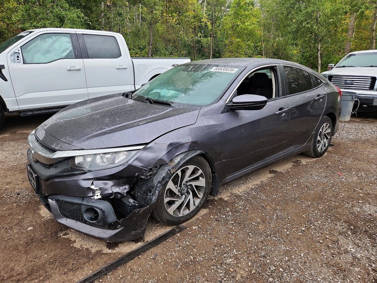 2017 HONDA CIVIC EX | 2HGFC2F83HH039247 | UPCARS