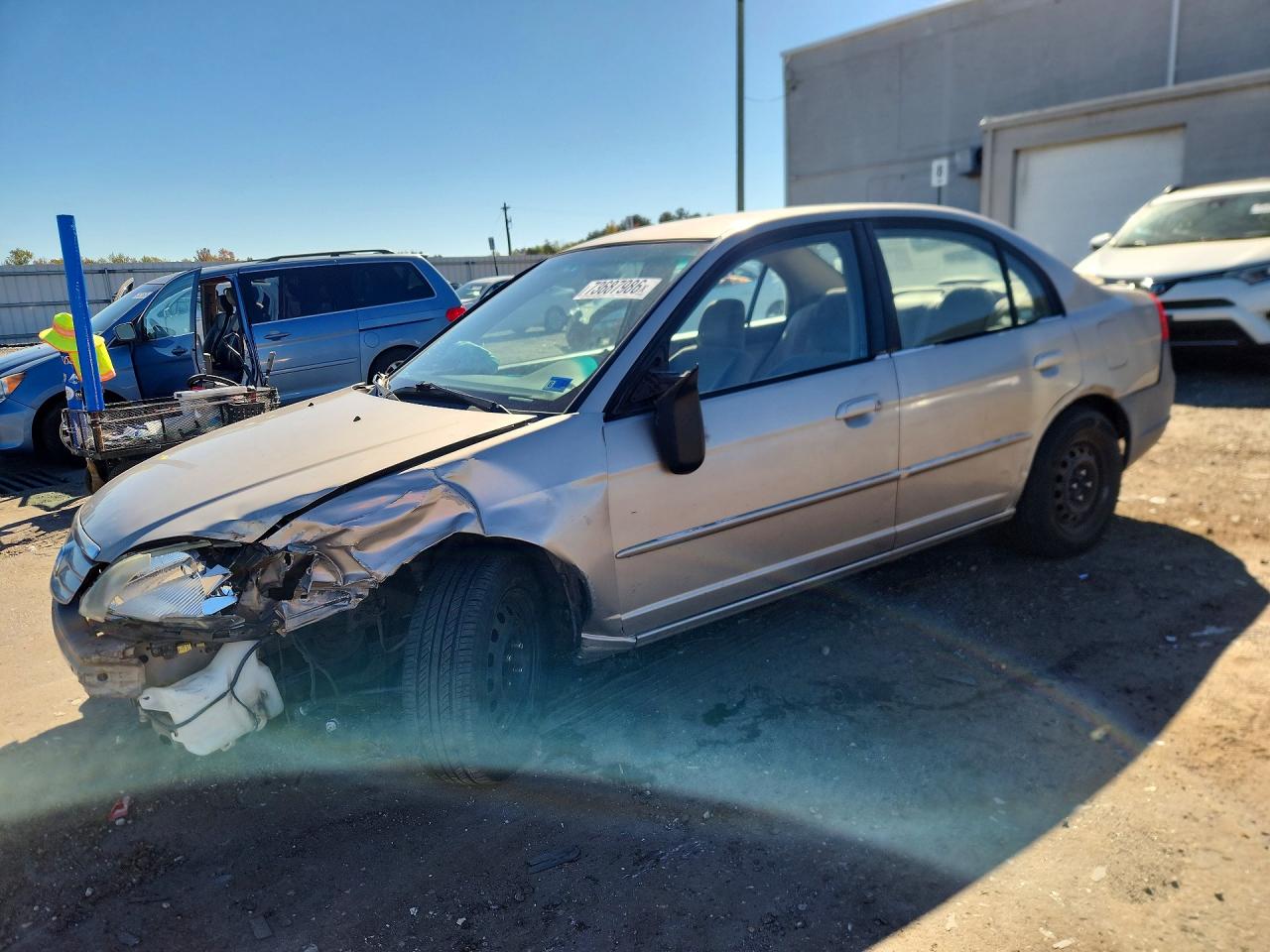 2002 HONDA CIVIC LX | 2HGES15542H610753 | UPCARS