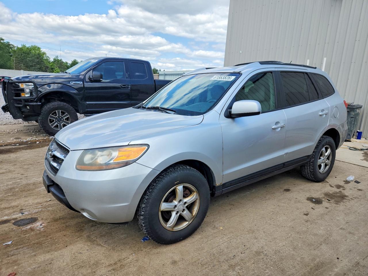 2007 HYUNDAI SANTA FE GLS | 5NMSG13DX7H095783 | UPCARS