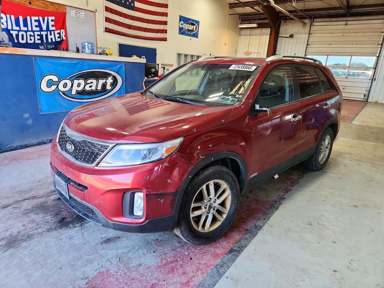 2014 KIA SORENTO LX | 5XYKTCA68EG524700 | UPCARS