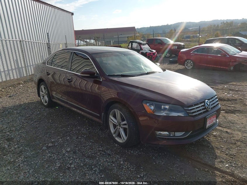 2013 VOLKSWAGEN PASSAT 2.0L TDI SE | 1VWBN7A34DC130604 | UPCARS