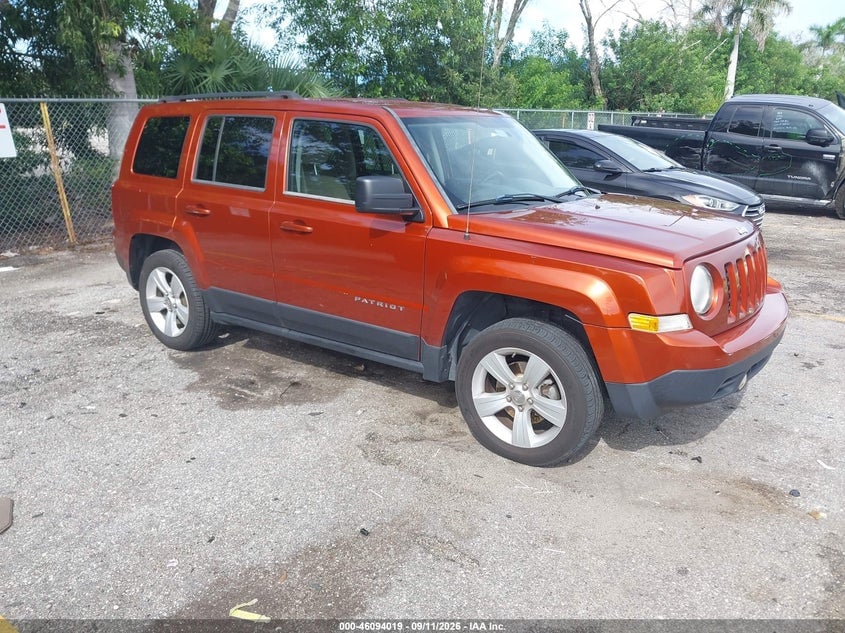 2012 JEEP PATRIOT LATITUDE | 1C4NJPFA3CD567960 | UPCARS