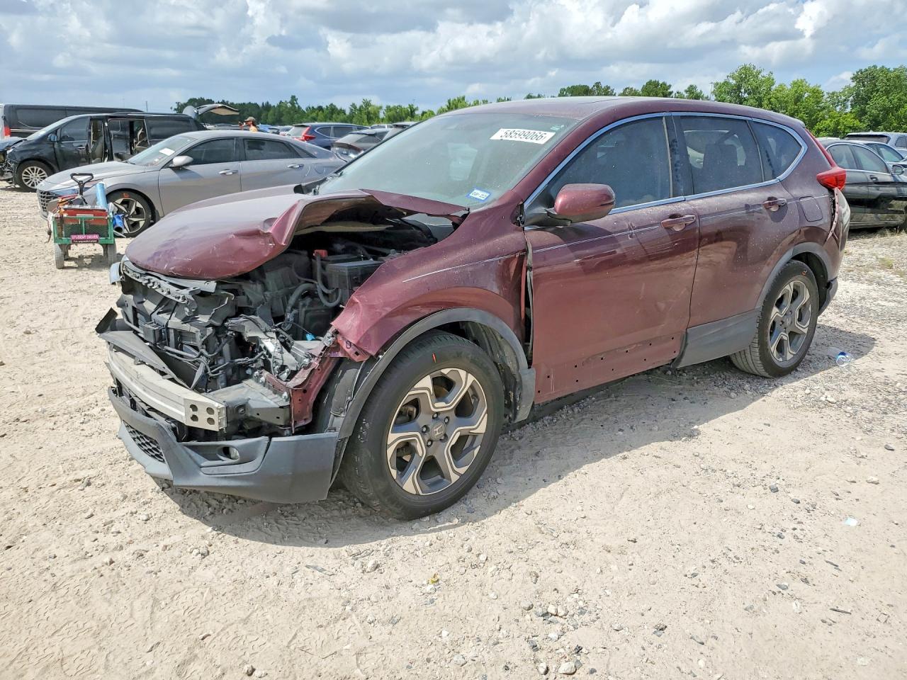 2019 HONDA CRV EXL | 5J6RW1H83KL002133 | UPCARS