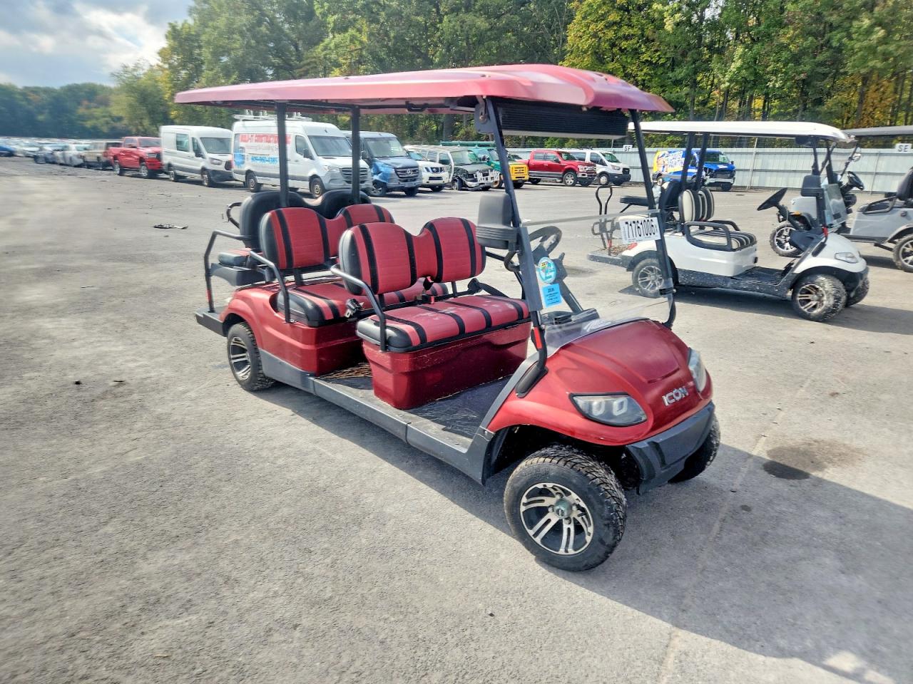 2021 ICON EV 6 PASSENGE GOLF CART | 1Z96S4CA7MT551347 | UPCARS