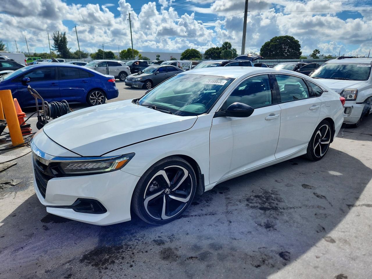 2021 HONDA ACCORD SPORT SE | 1HGCV1F45MA013665 | UPCARS