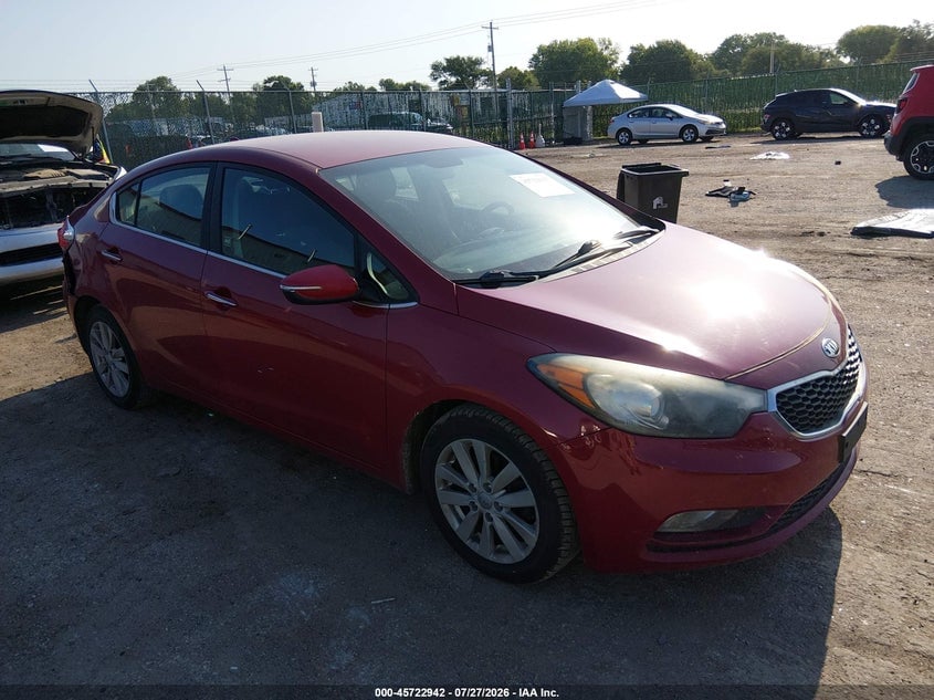 2014 KIA FORT EX | KNAFX4A87E5104865 | UPCARS