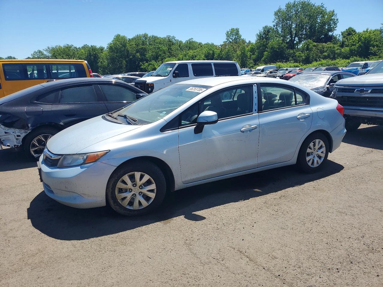 2012 HONDA CIVIC | 2HGFB2F53CH564018 | UPCARS