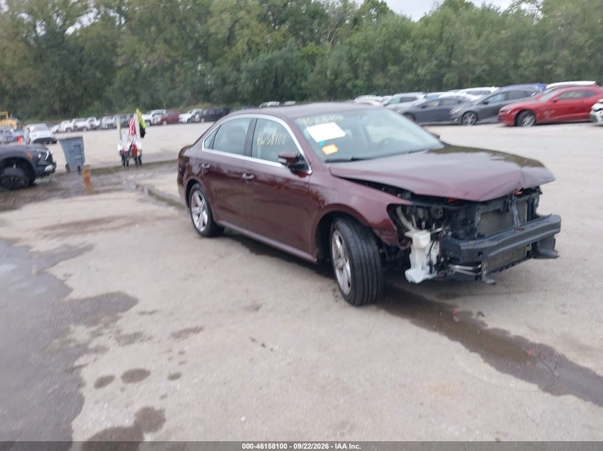 2013 VOLKSWAGEN PASSAT 2.5L SE | 1VWBH7A37DC016667 | UPCARS