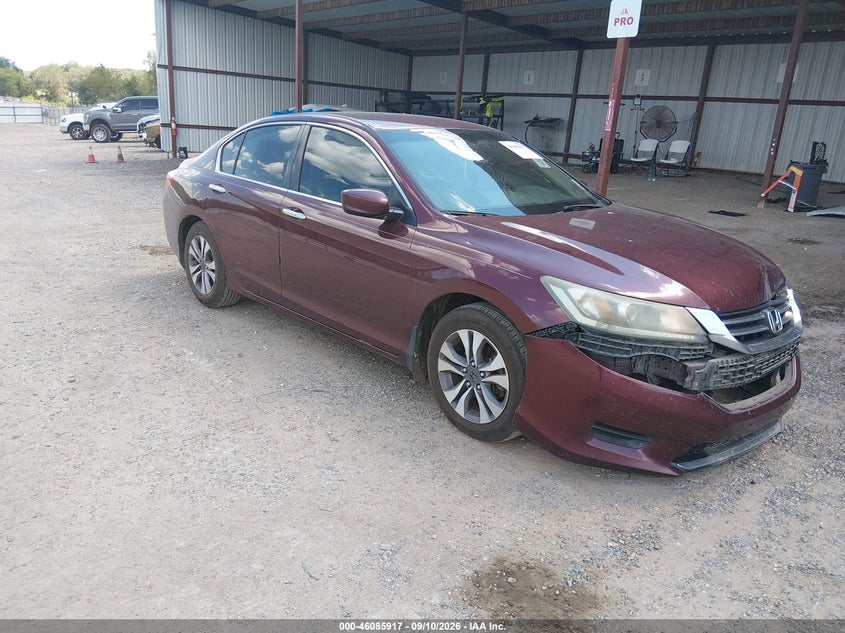 2013 HONDA ACCORD LX | 1HGCR2F32DA082332 | UPCARS