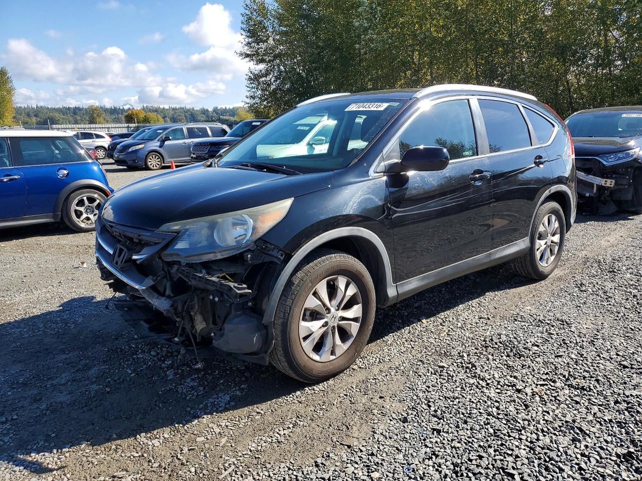 2012 HONDA CRV EXL | 2HKRM4H79CH634158 | UPCARS
