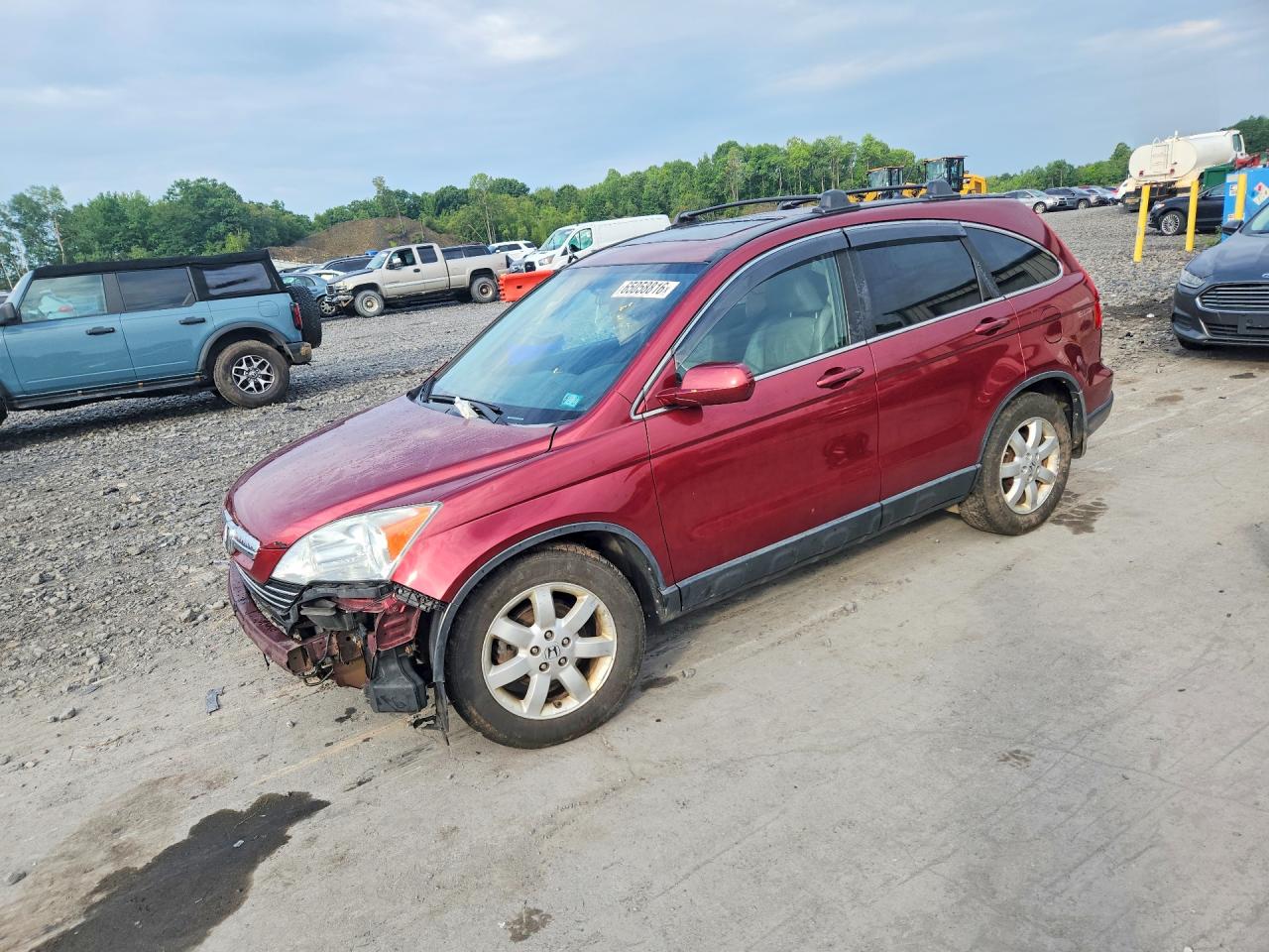 2008 HONDA CRV EXL | 5J6RE48788L042406 | UPCARS