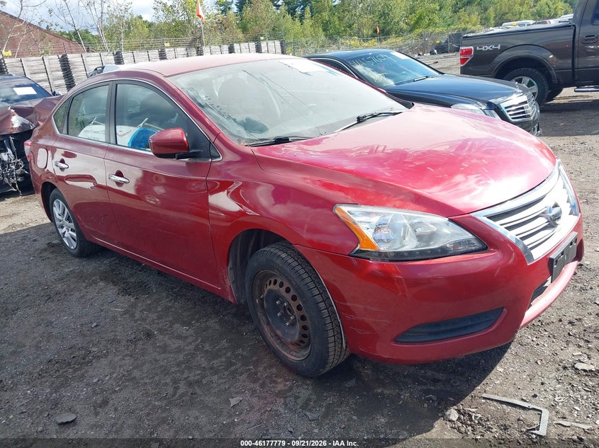 2014 NISSAN SENTRA FE+ S/FE+ SV/S/SL/SR/SV | 3N1AB7AP2EL677339 | UPCARS