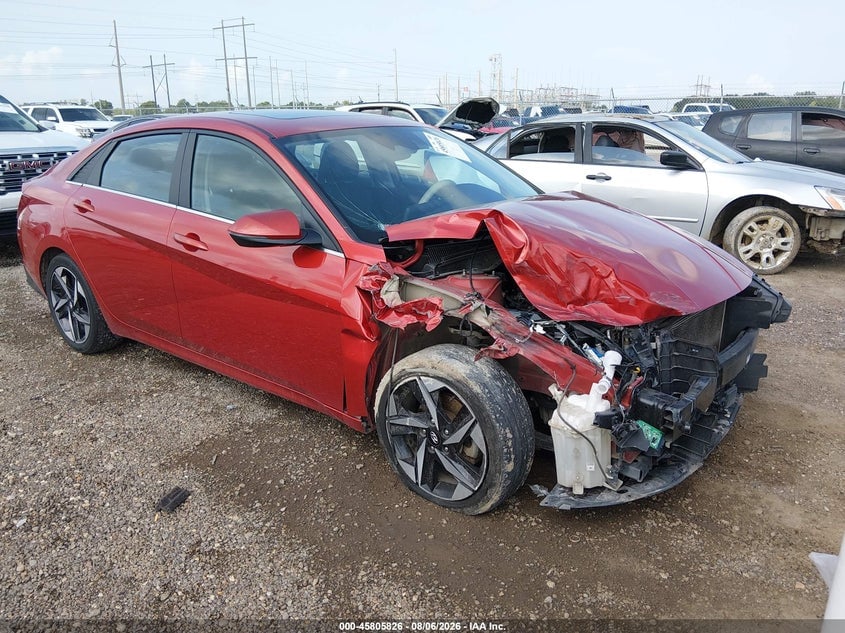 2021 HYUNDAI ELANTRA LIMITED | KMHLP4AG9MU115265 | UPCARS