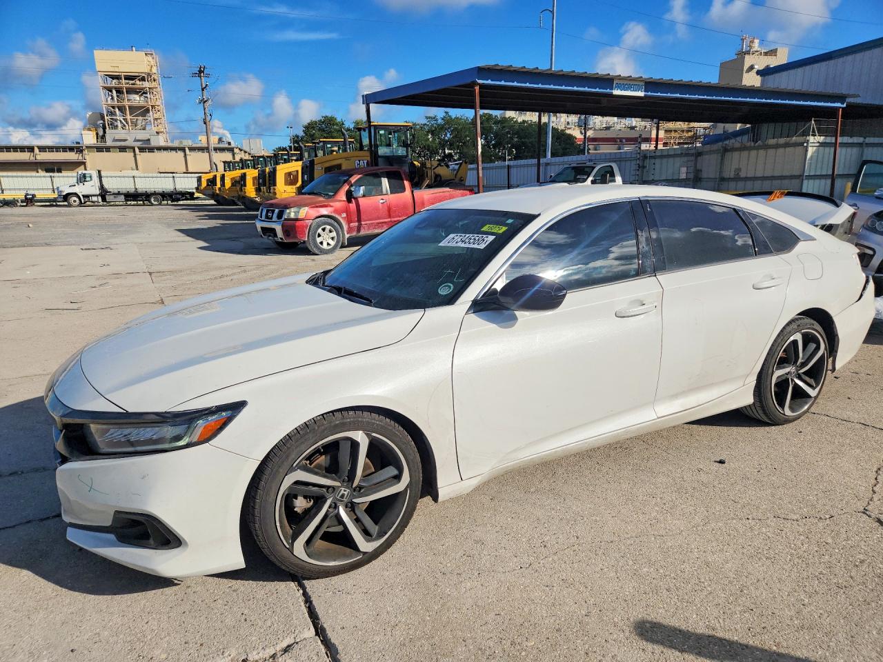 2021 HONDA ACCORD SPORT SE | 1HGCV1F48MA053190 | UPCARS