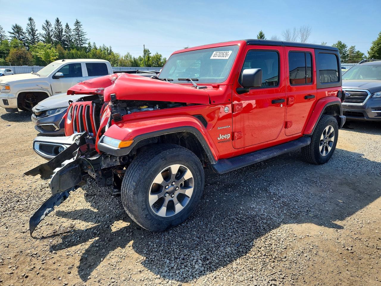2021 JEEP WRANGLER SAHARA | 1C4HJXEG1MW865190 | UPCARS