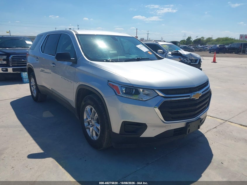 2021 CHEVROLET TRAVERSE FWD LS | 1GNERFKW9MJ241529 | UPCARS