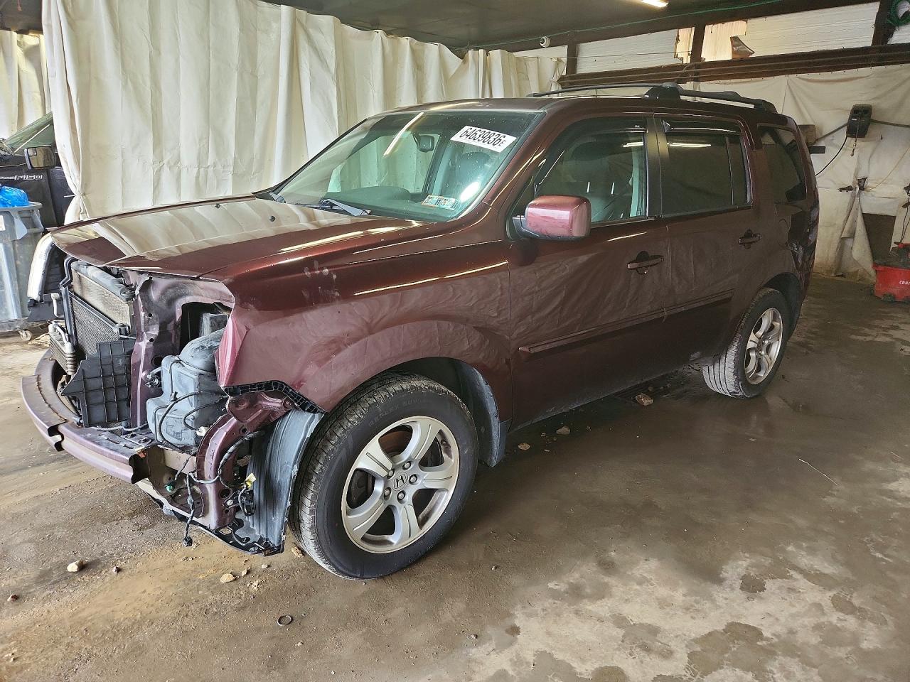 2014 HONDA PILOT EXL | 5FNYF4H66EB057443 | UPCARS