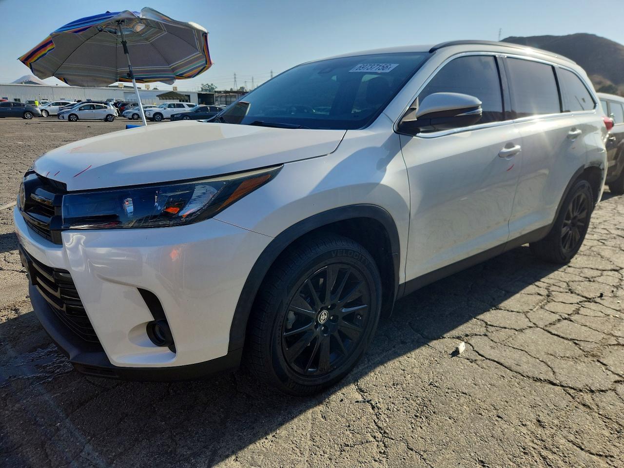2019 TOYOTA HIGHLANDER SE | 5TDJZRFH9KS629896 | UPCARS