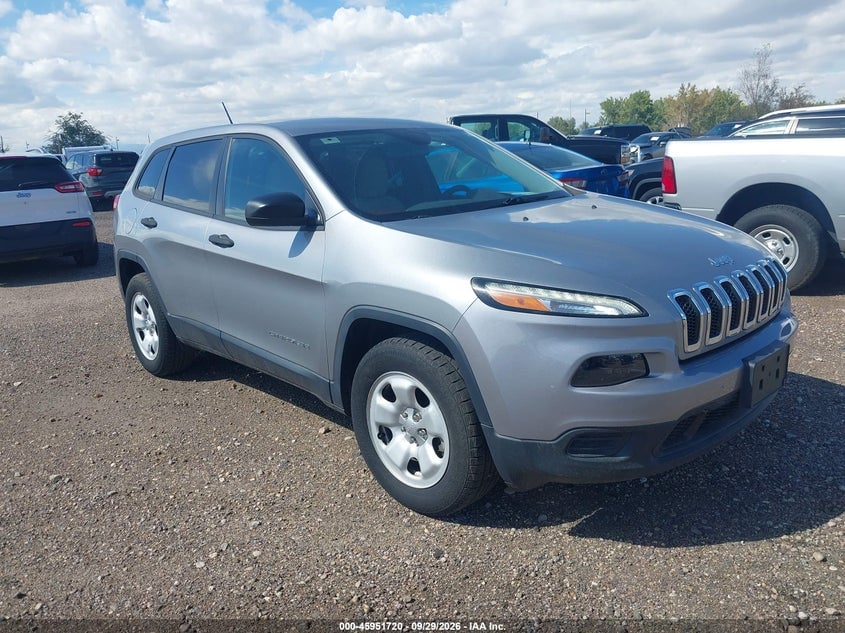 2016 JEEP CHEROKEE SPORT | 1C4PJMAB2GW313884 | UPCARS