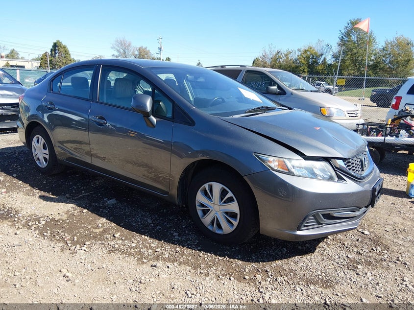 2013 HONDA CIVIC LX | 19XFB2F50DE088841 | UPCARS
