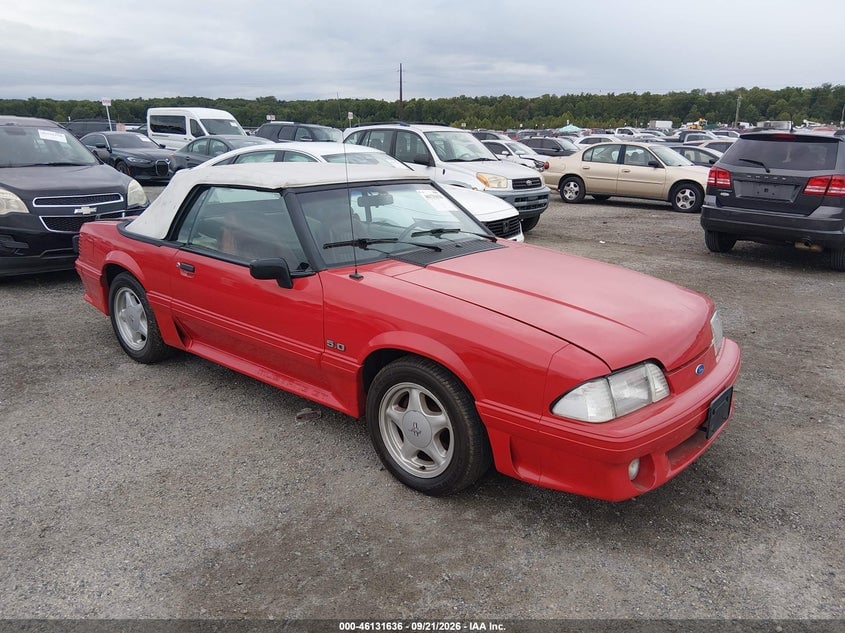1991 FORD MUSTAN GT/COBRA GT | 1FACP45E5MF190200 | UPCARS