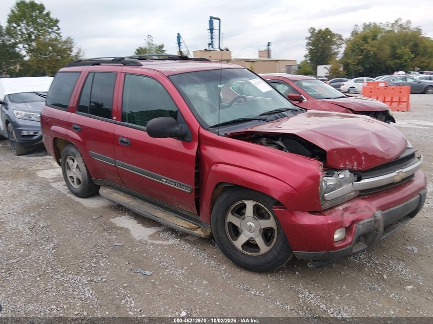 2002 CHEVROLET TRAILBLAZER LT | 1GNDT13SX22180176 | UPCARS