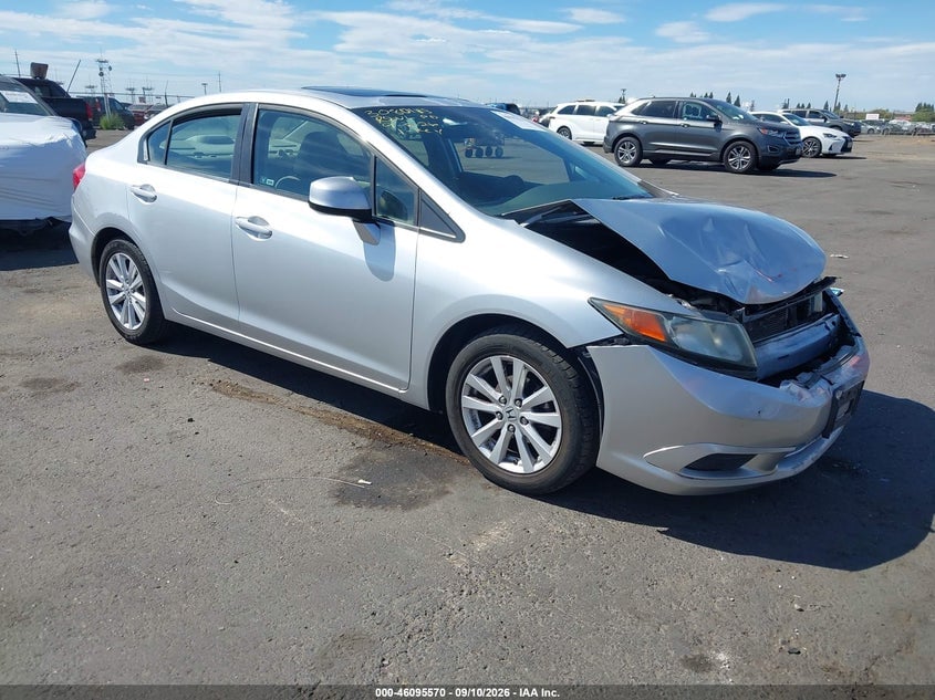 2012 HONDA CIVIC EX-L | 2HGFB2F95CH550737 | UPCARS