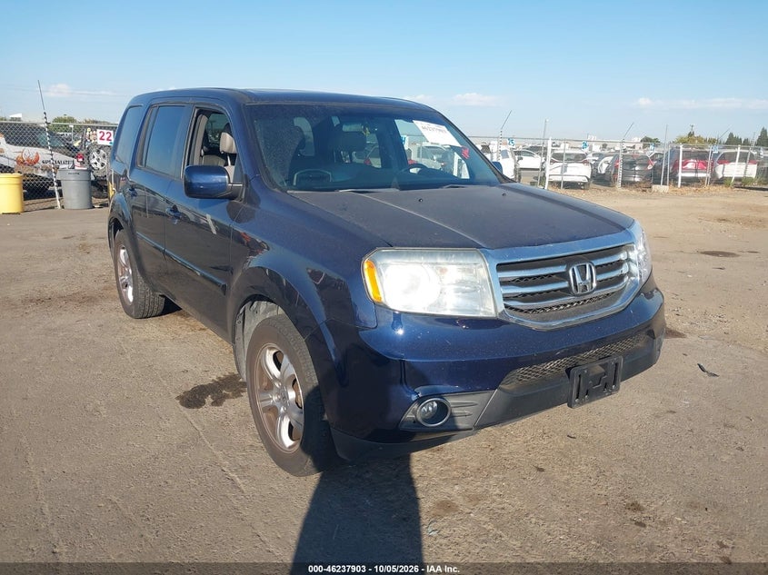 2013 HONDA PILOT EX-L | 5FNYF3H55DB023381 | UPCARS
