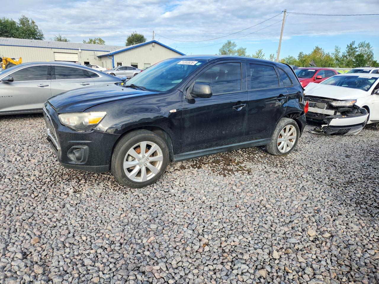 2014 MITSUBISHI OUTLANDER ES | 4A4AP3AU7EE027346 | UPCARS