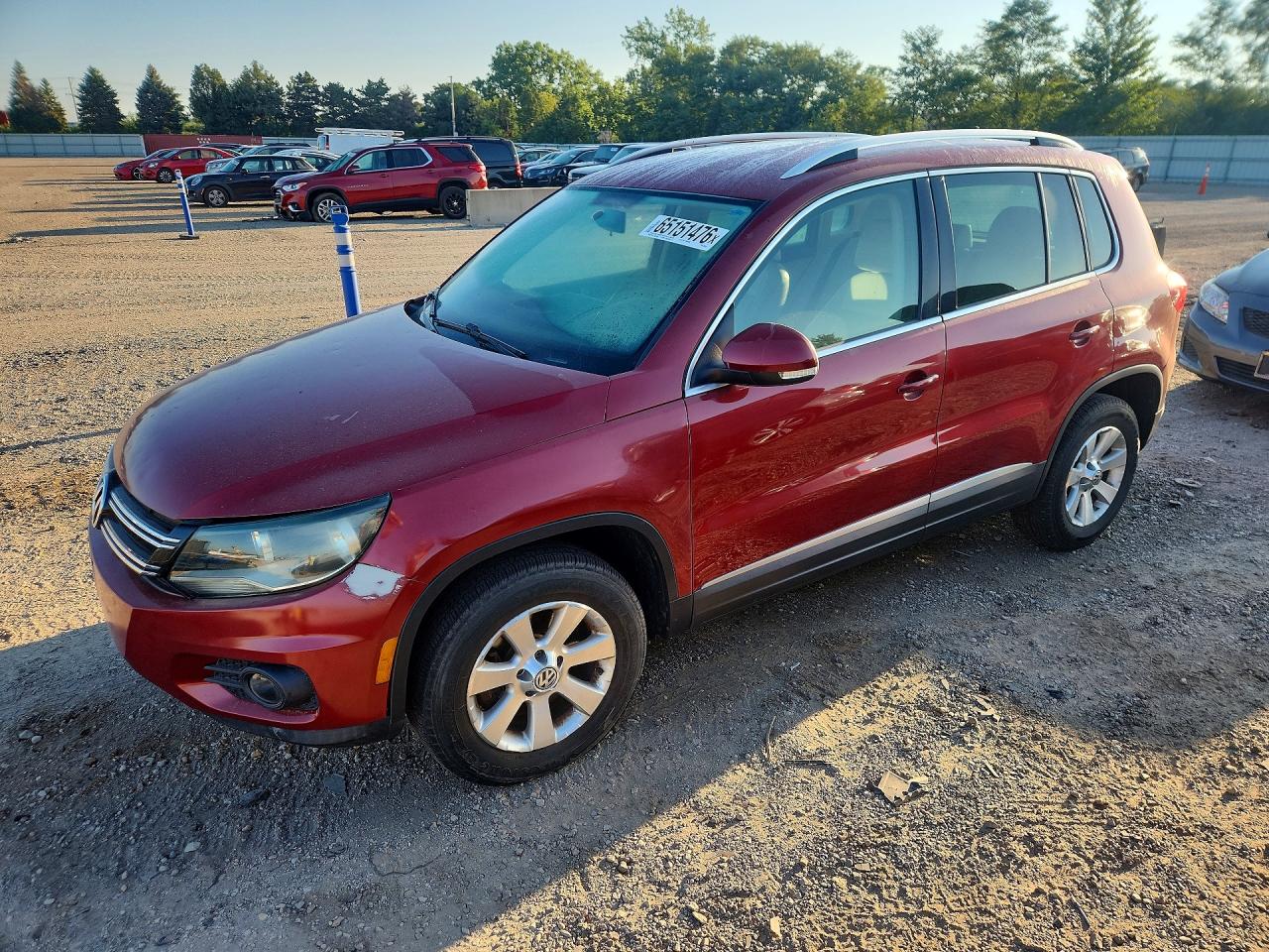 2012 VOLKSWAGEN TIGUAN S | WVGAV7AXXCW003298 | UPCARS