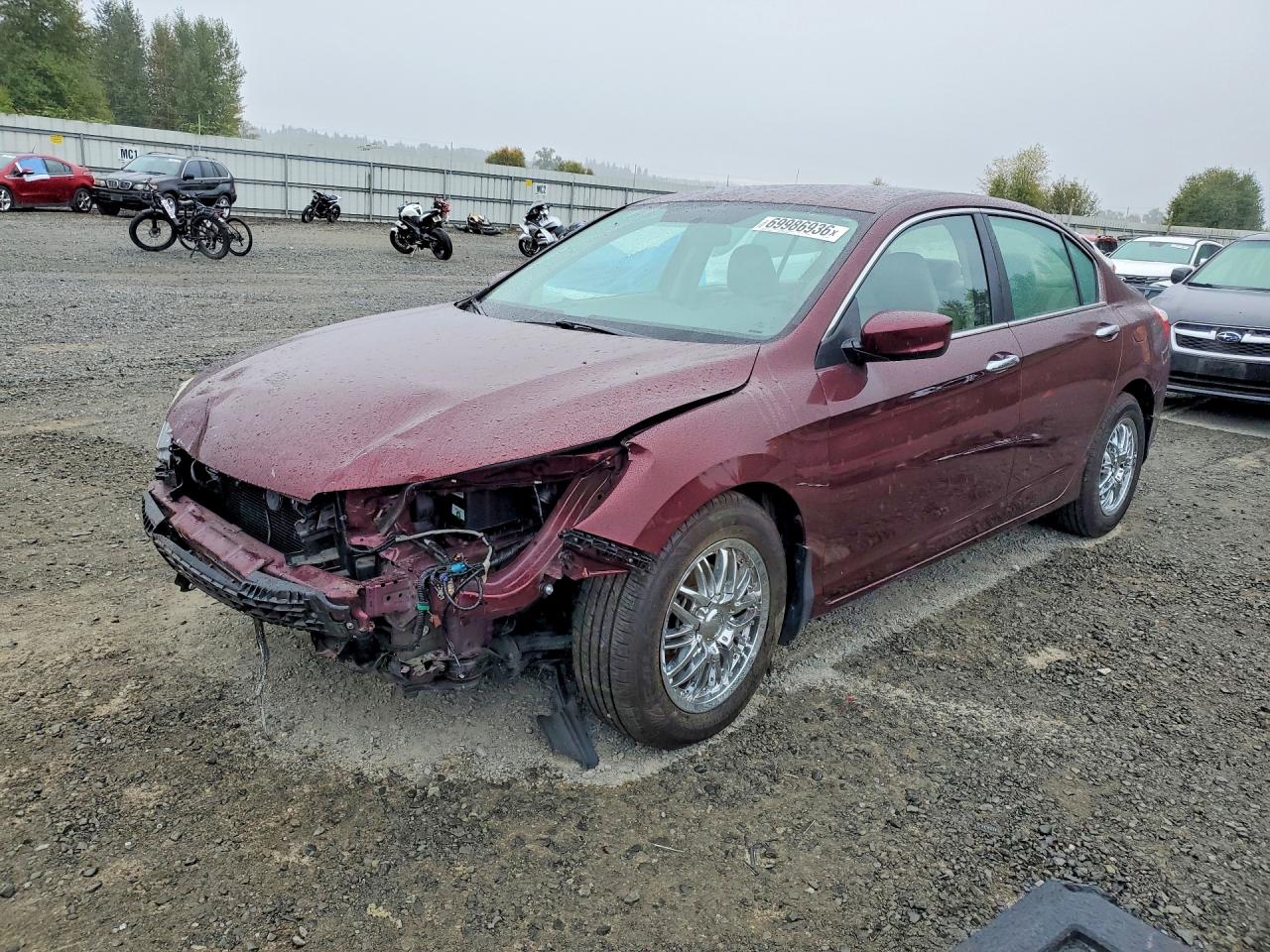 2014 HONDA ACCORD LX | 1HGCR2F36EA301486 | UPCARS