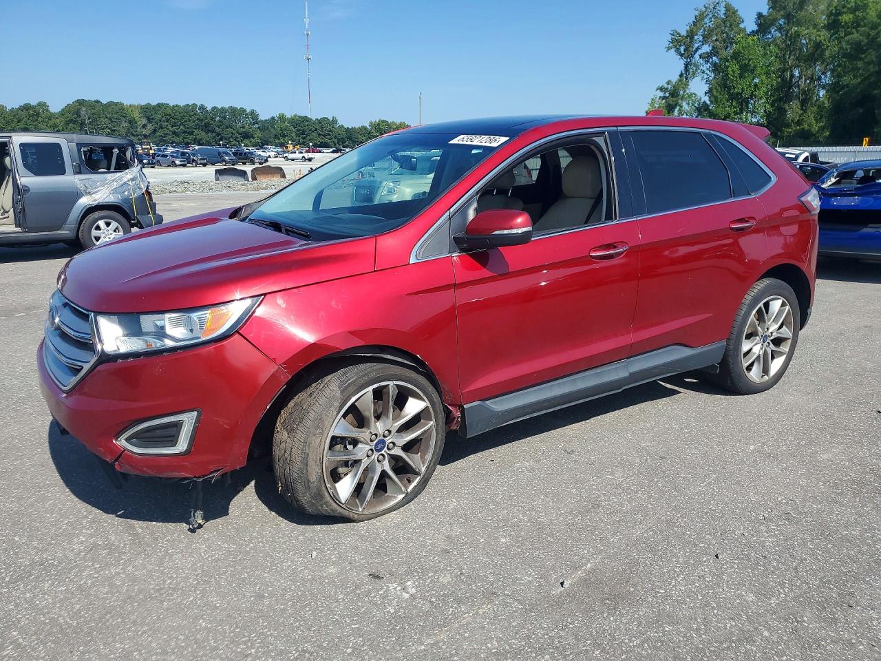 2018 FORD EDGE TITANIUM | 2FMPK3K8XJBB70357 | UPCARS