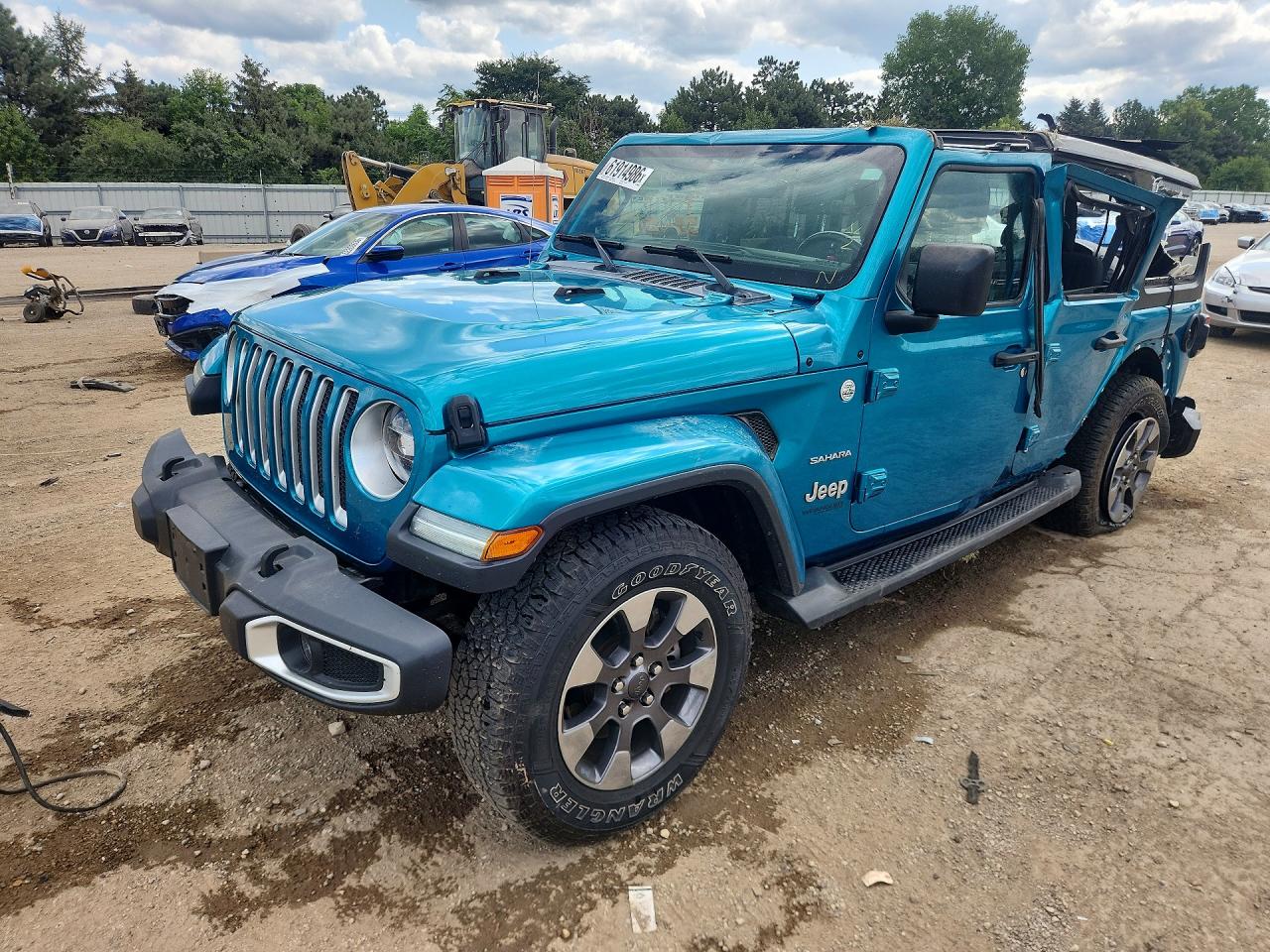 2020 JEEP WRANGLER SAHARA | 1C4HJXEN2LW240553 | UPCARS