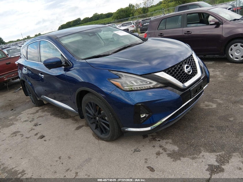 2022 NISSAN MURANO SL INTELLIGENT AWD | 5N1AZ2CS9NC109528 | UPCARS