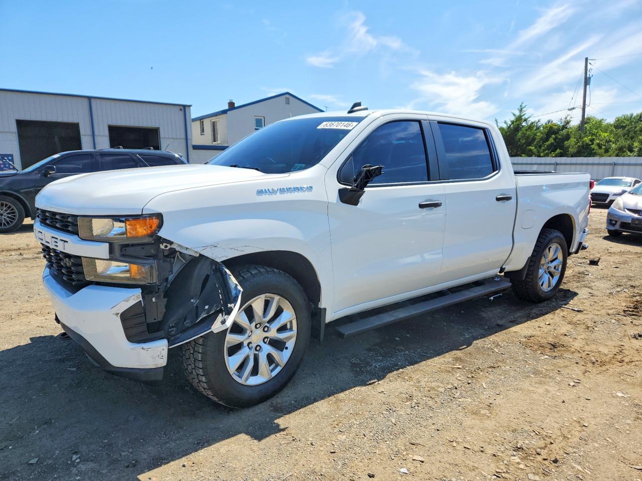 2021 CHEVROLET SILVERADO K1500 CUSTOM | 1GCPYBEH0MZ170653 | UPCARS