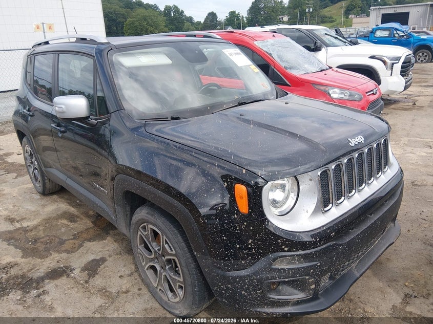 2017 JEEP RENEGADE LIMITED | ZACCJADB8HPF72810 | UPCARS